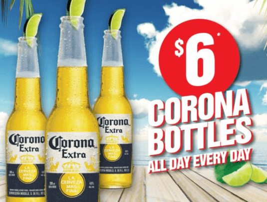 $6 Corona Bottles image