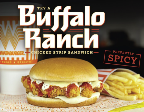 Buffalo Ranch Chicken Strip Sandwich image