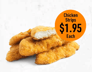 Chicken Strips - $1.95 ea!! image