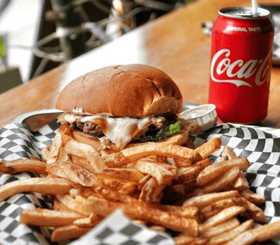 Quarter Pound Cheeseburger Combo image